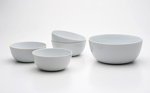 2016/ SD Bowl set【2016/オリジナル】有田焼 食器 器 鉢 小鉢 盛鉢 食器セット 5点 ボウル ホワイト AA55-139