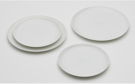 2016/ CM Plate set【2016/オリジナル】有田焼 食器 器 皿 中皿 食器セット 4点 プレート ホワイト シンプル AA70-181
