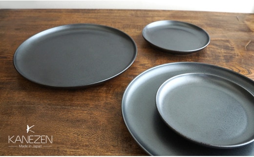 金善製陶所 フラット皿 2サイズ 4点セット 有田焼 A35-213