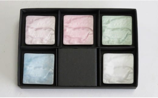 ARITA PORCELAIN LAB(アリタポーセリンラボ) スレート箸置セット 有田焼 かわいい モダン カラフル パステルカラー 35000円 3.5万円 A35-560