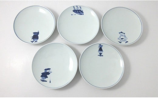 有田焼 絵変り 丸銘々皿揃 ヤマト陶磁器 食器 器 うつわ 陶磁器 皿 ギフト 贈答 35000円 3.5万円 A35-444