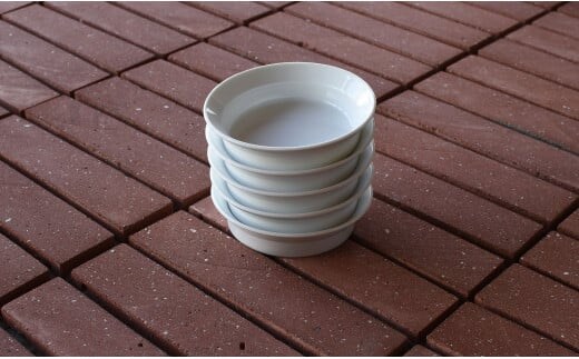 1616/ TY Round Deep Plate 120 White 5枚セット【1616/arita japan】有田焼 食器 器 皿 小皿 丸皿 ラウンド ディープ プレート ホワイト シンプル 35000円 3.5万円 A35-625