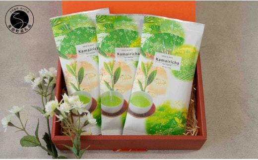 有田産釜炒り茶 三袋セット ギフト プレゼント おうちカフェ かわなみ商会 F12-49