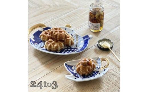 有田焼 田清窯 矢羽根丸紋プレートセット 24to3 西富陶磁器 A35-267