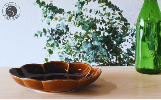 有田焼 飴釉縁錆変形パスタ・カレー皿【ARITAYAKI-STORE】食器 うつわ 高級食器 プレート ハンドメイド お洒落 和食器 A24-96