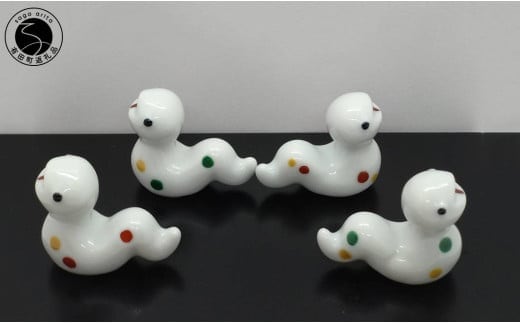 有田焼 干支（巳）箸置き 4ヶセット【やきもの工房こすず】干支 へび 巳 お正月 縁起物 A12-207