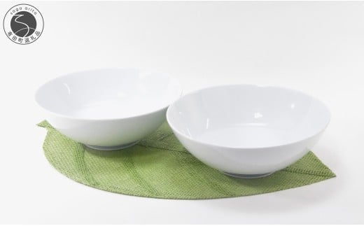 【アウトレット】有田焼 白磁 AritaBOWL 2個セット【 幸楽窯 / YUIKA Lab 】アウトレット 訳あり 食器 器 うつわ 麺鉢 和食器 丼 ボウル どんぶり A14-163