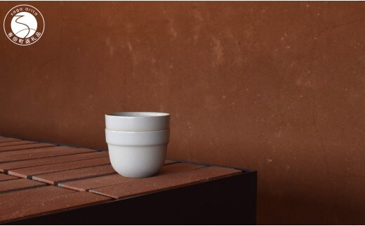 1616/ CMA Tea Cup Earth Grey 2個セット【1616/arita japan】有田焼 セシリエ・マンツ 北欧 デンマーク 食器 器 うつわ ティーカップ カップ グレー シンプル スタッキング シック モダン ギフト A12-238