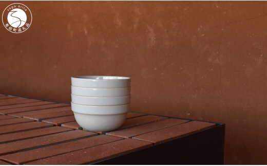 1616/ CMA Stack Deep 105 Earth Grey 4個セット【1616/arita japan】有田焼 セシリエ・マンツ 北欧 デンマーク 食器 器 うつわ ボウル 小鉢 グレー シンプル スタッキング シック モダン ギフト A27-31