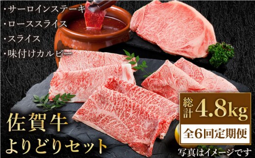 【全6回定期便】佐賀牛 よりどりセット【肉の三栄】 [HAA100]