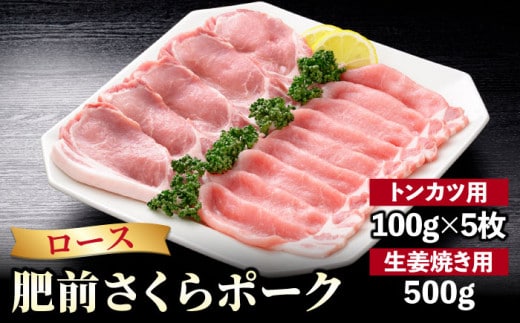 【12/15入金まで年内発送】【ブランド豚を堪能】肥前さくらポーク 詰め合わせA ( とんかつ 生姜焼き ) 【JAさが 杵島支所】 [HAM024]