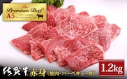【最速配送】佐賀牛 A5 赤身 ( モモ ) 焼肉用 1.2kg ( 400g×3パック )【山下牛舎】 [HAD058]