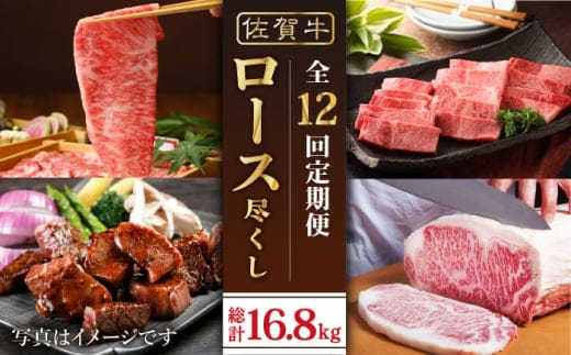 【全12回定期便】佐賀牛ロース尽くし定期便【肉の三栄】 [HAA071]