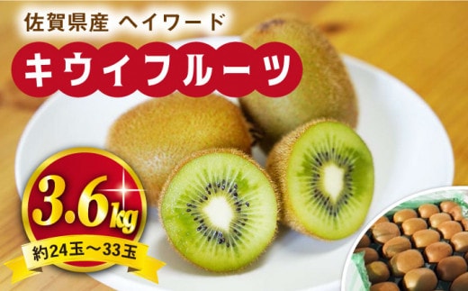 【先行予約】佐賀県産 キウイフルーツ ( ヘイワード ) 3.6kg【JAさが】[HBZ001]