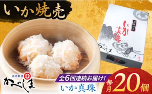 【全6回定期便】かべしまのいか焼売 いか真珠 20個入り 【呼子かべしま直売所】 いか しゅうまい 焼売 いかしゅうまい イカしゅうまい いか焼売 イカ 烏賊 イカ焼売 [HCL039]