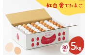 AH102 【業務用】紅白愛でたまご 5kg　【 島原市 業務用 直送 卵破損補償 縁起】