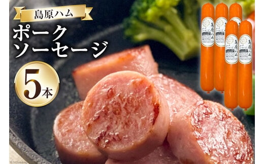 【BH021】 島原ハム ポークソーセージ5本セット 【 ソーセージ ポークソーセージ セット 島原市 】