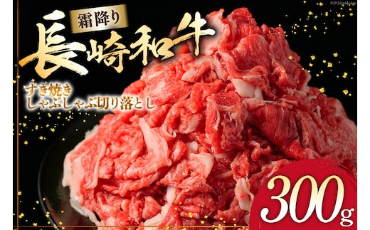AI260 長崎和牛 すき焼き しゃぶしゃぶ 切り落とし 300g [ 肉 和牛 牛肉 Giverichホールディングス 長崎県 島原市 ]