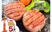AI065 総重量4kgの特大！ 島原ハム ポークソーセージ800g×5本 セット [ ハム ソーセージ ウインナー 肉 豚肉 惣菜 国産 BBQ バーベキュー 焼き肉 長崎県 島原市 ]
