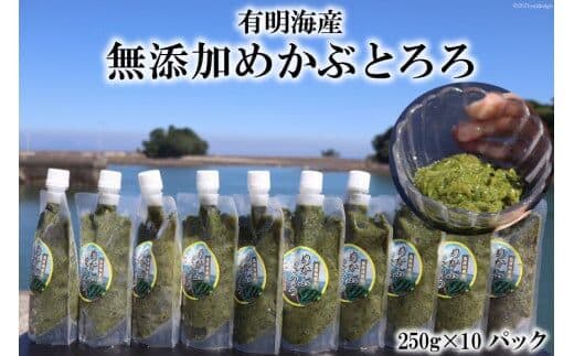 AE298 有明海産 無添加めかぶとろろ（250g×10パック）