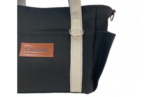 【ブラック×グレー】お散歩バッグ 小物 ショルダーバッグ 男女兼用