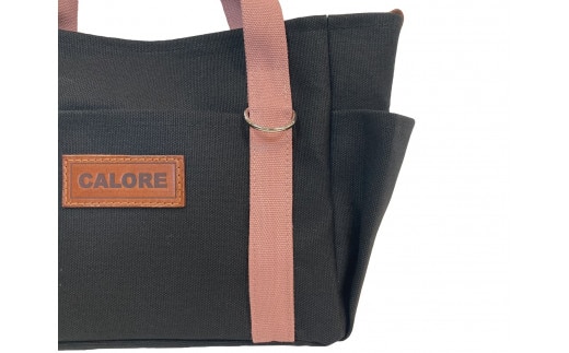 【ブラック×ピンク】お散歩バッグ 小物 ショルダーバッグ 男女兼用