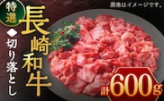 長崎和牛 特選切り落とし 600g【川下精肉店】[OAA016] / すき焼き用肉 焼肉 切り落とし 牛肉 長崎和牛 切り落とし 冷凍 国産牛 きりおとし 国産牛肉 きりおとしにく 黒毛和牛 小間切れ肉 和牛肉 黒毛和牛