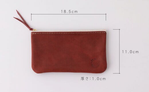 【ダークブラウン】【本革】 レザー 小物 通帳ケース【kazu Gee factory】[OBG009-2]