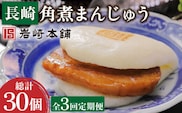 【3回定期便】長崎角煮まんじゅう 10個 総計30個【株式会社岩崎食品】[OCT022] / 角煮 かくに 饅頭 角煮饅頭 長崎角煮まんじゅう おかず 惣菜 角煮 まんじゅう
