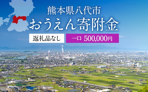 八代市 への寄付（返礼品はありません）応援 寄付 50万円
