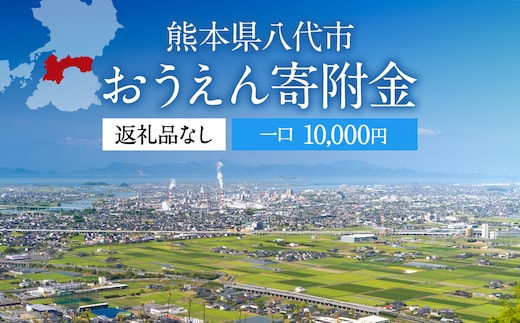 八代市 への寄付（返礼品はありません）応援 寄付 1万円