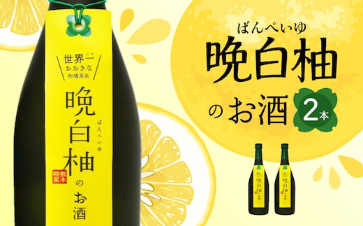 晩白柚のお酒 晩白柚リキュール 720ml×2本