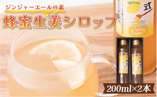 生姜の方程式 合計400ml (200ml×2本) 蜂蜜生姜シロップ ジンジャーエールの素 しょうが ショウガ 温活 冷え対策 ドリンク 熊本県 八代市