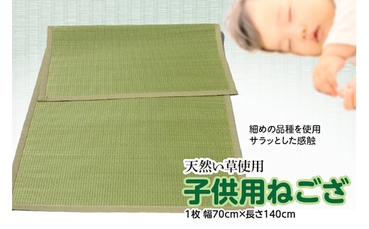 い草 子供用 ねござ 幅70cm×長140cm イグサ 畳 敷物 ござ マット カーペット 熊本県 八代市 特産品 国産 日本製