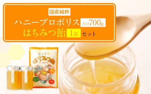 ハニープロポリス 350g 2本 蜂蜜あめ 144g 1袋 セット 