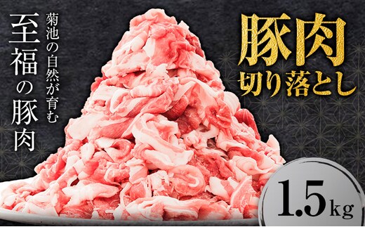 豚肉 切り落とし 1.5kg 焼肉いしい 株式会社石井牧場《30日以内に出荷予定(土日祝除く)》 熊本県 菊池市 肉 豚肉 焼肉 切り落とし 生姜焼き 肉じゃが---325-5002---