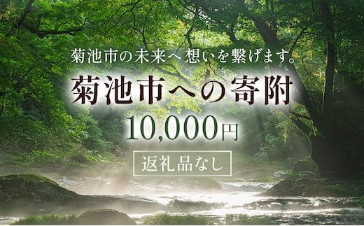 菊池市への寄附(返礼品はありません) 熊本県 菊池市 返礼品なし 10,000円---094-0616---