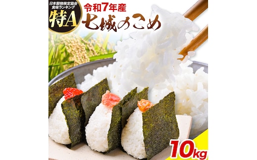 令和7年産 七城のこめ 精米 10kg(5kg×2袋) ヒノヒカリ ひのひかり 有限会社七城町特産品センター《30日以内に出荷予定(土日祝除く)》 熊本県 菊池市 定期便 お米 米 白米 九州産 熊本県産---003-0547---