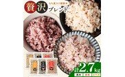もち麦入り雑穀米 贅沢ブレンド 450g×3種類 各2袋 合同会社くまもとごはん《30日以内に出荷予定(土日祝除く)》熊本県菊池産 残留農薬不検出 真空パック 便利なチャック付 お米 もち麦 雑穀米 セット 九州産 熊本県産 菊池市産 送料無料---026-5052---