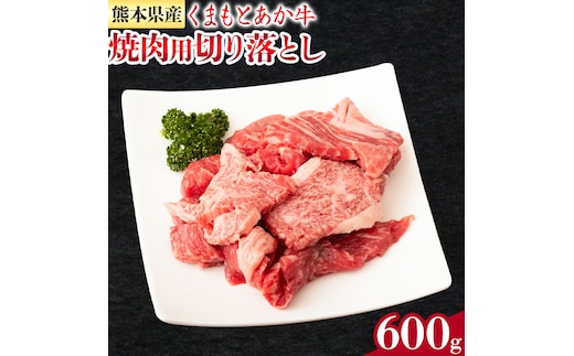 GI認証取得 くまもとあか牛 焼肉用 切り落とし 300g×2パック 合計600g あか牛 切落し 牛肉 肉 国産 九州産 熊本県産 冷凍《30日以内に出荷(土日祝除く)》---034-5006---