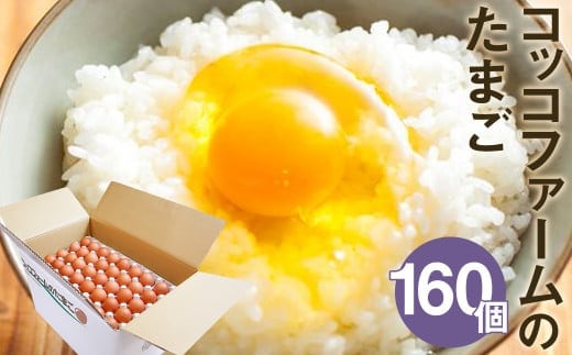 コッコファームのたまご 160個入 たまご タマゴ 卵《90日以内に出荷予定(土日祝除く)》---043-2019---