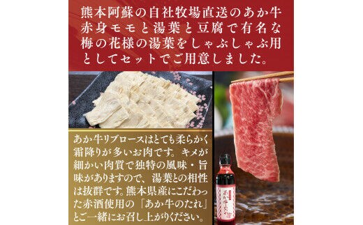 あか牛リブローススライスセット(あか牛リブローススライス400g、あか