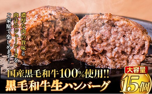 ハンバーグ 黒毛和牛100% 生ハンバーグ 140g×15個入り 合計2100g 2kg以上《30日以内に出荷予定(土日祝除く)》 黒毛和牛 冷凍 牛肉 冷凍食品 冷凍 冷凍ハンバーグ ビーフ---gkt_lcl_166_15k---