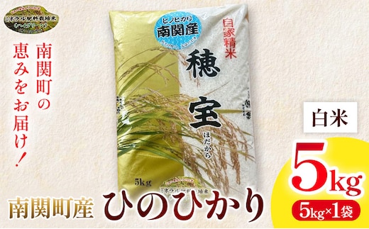 ＼熊本県 南関町産／ 令和7年産 米 白米 5kg(5kg×1袋) ひのひかり《30日以内に出荷予定(土日祝除く)》 ミネラル肥料栽培米 精米 国産米 単一原料米 ごはん お米 ご飯 九州産 ヒノヒカリ ブランド米 有限会社古賀商店 ふるさと納税 熊本---nankan_kgs_1_5kg---