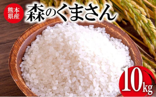 令和7年産 森のくまさん 10kg 株式会社羽根《60日以内に出荷予定(土日祝除く)》熊本県産 白米 精米 森くま もりくま 米---sn_hnmori7_60d_25_26500_10kg---