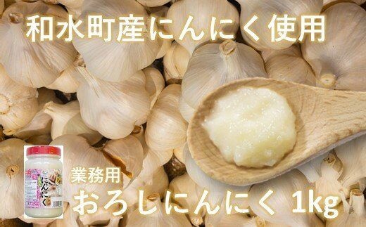 九州産おろしにんにく 1kg | 熊本県 熊本 くまもと 和水町 なごみまち なごみ にんにく ニンニク 大蒜 冷蔵 おろし 九州産