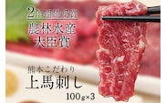 上赤身馬刺し ブロック 国産 馬刺し 熊本肥育 馬刺し 冷凍 生食用 たれ付き 300g 肉 馬肉 予約 平成27年28年 農林水産大臣賞受賞 熊本県産山村《10月上旬-12月中旬出荷》---ubuyama_lcl_492_300g---