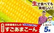 【先行予約】 すごあまこーん とうもろこし 極甘 スイートコーン ゴールドラッシュ 恵味 5本 《2026年7月中旬-8月上旬頃出荷予定》熊本県 産山村 野菜 夏野菜 コーン トウモロコシ 一番果 冷蔵---ubuyama_lcl_753_5p---