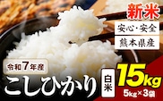 令和7年産 こしひかり 新米 15kg 《7-14日以内に出荷予定》令和7年産 熊本県産 ふるさと納税 新米 白米 精米 ひの 米 こめ ふるさとのうぜい コシヒカリ コメ お米 おこめ---ubuyama_lcl_672_15kg---