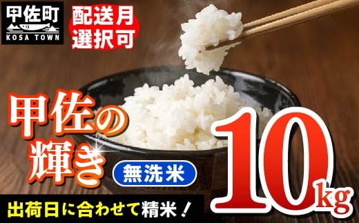 令和7年産『甲佐の輝き』無洗米10kg（5kg×2袋）【2026年1月より配送月選択可！】 - 国産 白米 無洗米 お米 ブレンド米 複数原料米 訳あり 厳選 マイスター 生活応援 ひのひかり 森のくまさん おすすめ 熊本県 甲佐町【価格改定ZJ】